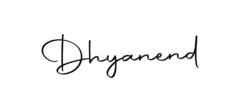 How to make Dhyanend signature? Autography-DOLnW is a professional autograph style. Create handwritten signature for Dhyanend name. Dhyanend signature style 10 images and pictures png