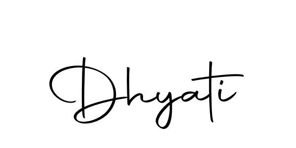 How to make Dhyati signature? Autography-DOLnW is a professional autograph style. Create handwritten signature for Dhyati name. Dhyati signature style 10 images and pictures png