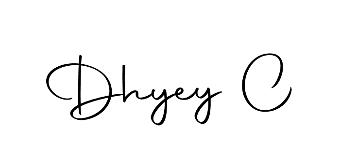 Also we have Dhyey C name is the best signature style. Create professional handwritten signature collection using Autography-DOLnW autograph style. Dhyey C signature style 10 images and pictures png