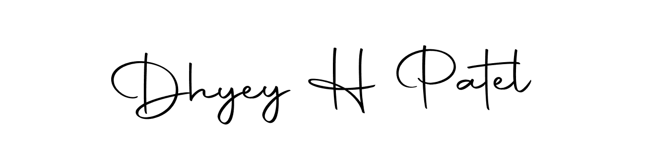 Also You can easily find your signature by using the search form. We will create Dhyey H Patel name handwritten signature images for you free of cost using Autography-DOLnW sign style. Dhyey H Patel signature style 10 images and pictures png