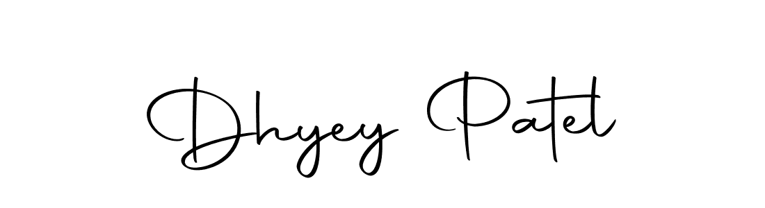 Make a beautiful signature design for name Dhyey Patel. With this signature (Autography-DOLnW) style, you can create a handwritten signature for free. Dhyey Patel signature style 10 images and pictures png