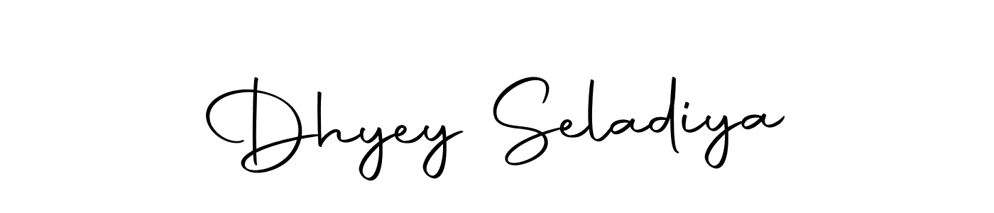 Also we have Dhyey Seladiya name is the best signature style. Create professional handwritten signature collection using Autography-DOLnW autograph style. Dhyey Seladiya signature style 10 images and pictures png