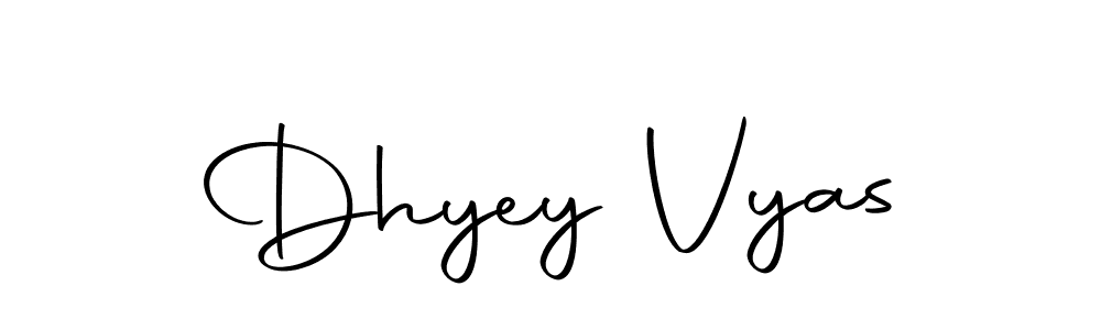 Make a beautiful signature design for name Dhyey Vyas. Use this online signature maker to create a handwritten signature for free. Dhyey Vyas signature style 10 images and pictures png