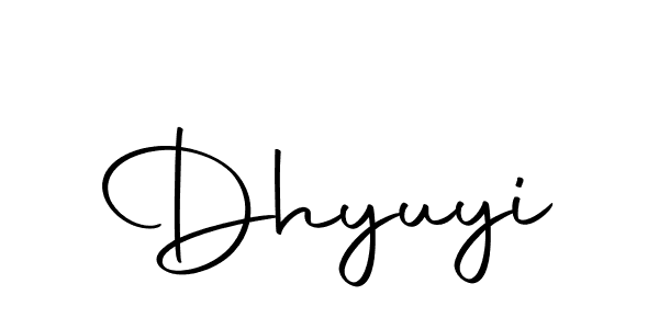 Create a beautiful signature design for name Dhyuyi. With this signature (Autography-DOLnW) fonts, you can make a handwritten signature for free. Dhyuyi signature style 10 images and pictures png