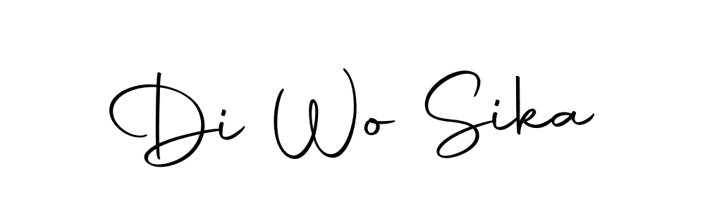 Create a beautiful signature design for name Di Wo Sika. With this signature (Autography-DOLnW) fonts, you can make a handwritten signature for free. Di Wo Sika signature style 10 images and pictures png