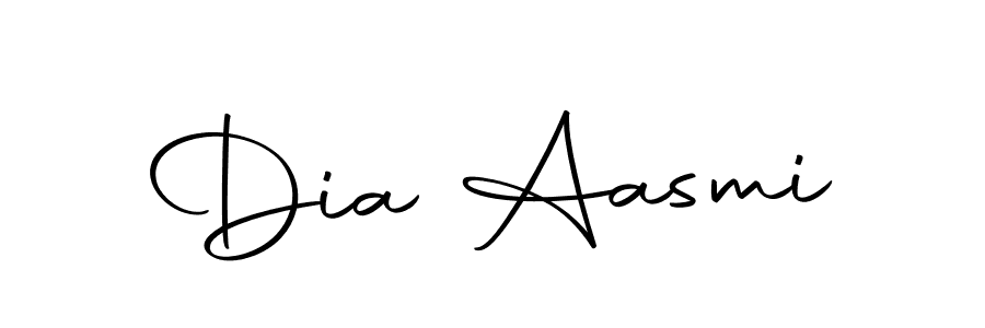 Design your own signature with our free online signature maker. With this signature software, you can create a handwritten (Autography-DOLnW) signature for name Dia Aasmi. Dia Aasmi signature style 10 images and pictures png