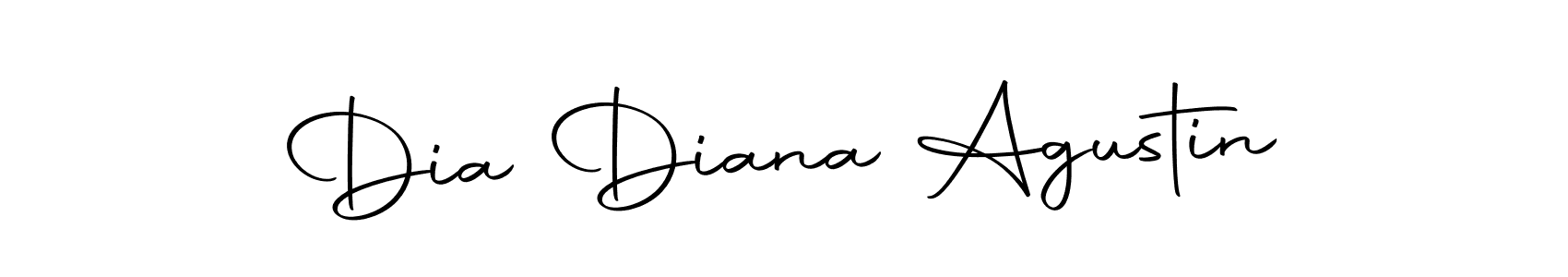 Similarly Autography-DOLnW is the best handwritten signature design. Signature creator online .You can use it as an online autograph creator for name Dia Diana Agustin. Dia Diana Agustin signature style 10 images and pictures png