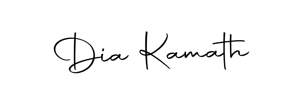 Design your own signature with our free online signature maker. With this signature software, you can create a handwritten (Autography-DOLnW) signature for name Dia Kamath. Dia Kamath signature style 10 images and pictures png