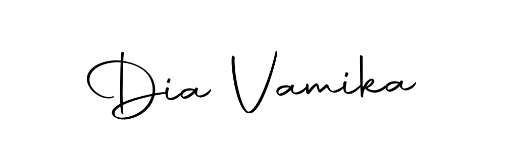 Make a beautiful signature design for name Dia Vamika. Use this online signature maker to create a handwritten signature for free. Dia Vamika signature style 10 images and pictures png