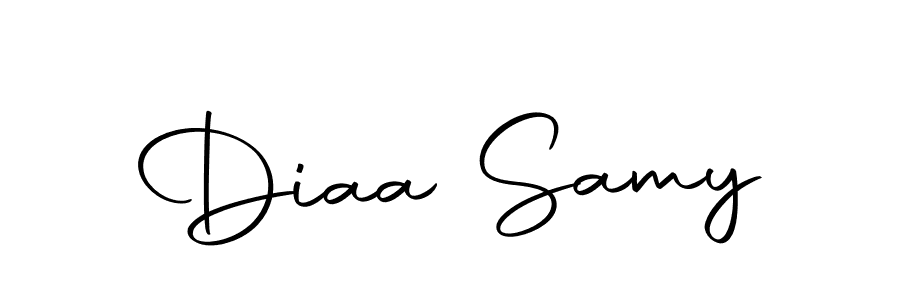 How to make Diaa Samy name signature. Use Autography-DOLnW style for creating short signs online. This is the latest handwritten sign. Diaa Samy signature style 10 images and pictures png