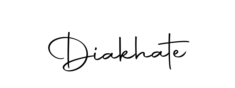 Make a beautiful signature design for name Diakhate. With this signature (Autography-DOLnW) style, you can create a handwritten signature for free. Diakhate signature style 10 images and pictures png
