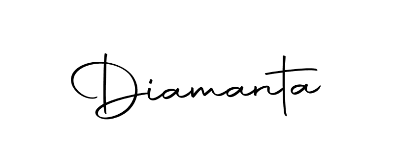 Use a signature maker to create a handwritten signature online. With this signature software, you can design (Autography-DOLnW) your own signature for name Diamanta. Diamanta signature style 10 images and pictures png