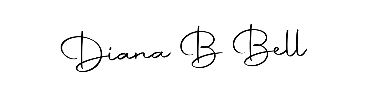 Diana B Bell stylish signature style. Best Handwritten Sign (Autography-DOLnW) for my name. Handwritten Signature Collection Ideas for my name Diana B Bell. Diana B Bell signature style 10 images and pictures png