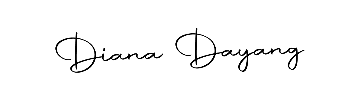 How to make Diana Dayang name signature. Use Autography-DOLnW style for creating short signs online. This is the latest handwritten sign. Diana Dayang signature style 10 images and pictures png
