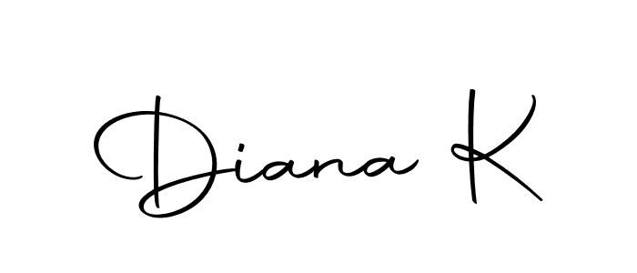 Here are the top 10 professional signature styles for the name Diana K. These are the best autograph styles you can use for your name. Diana K signature style 10 images and pictures png