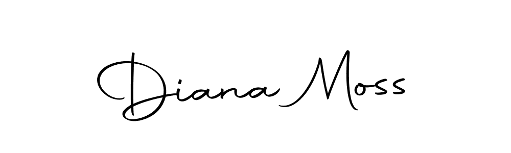 Create a beautiful signature design for name Diana Moss. With this signature (Autography-DOLnW) fonts, you can make a handwritten signature for free. Diana Moss signature style 10 images and pictures png