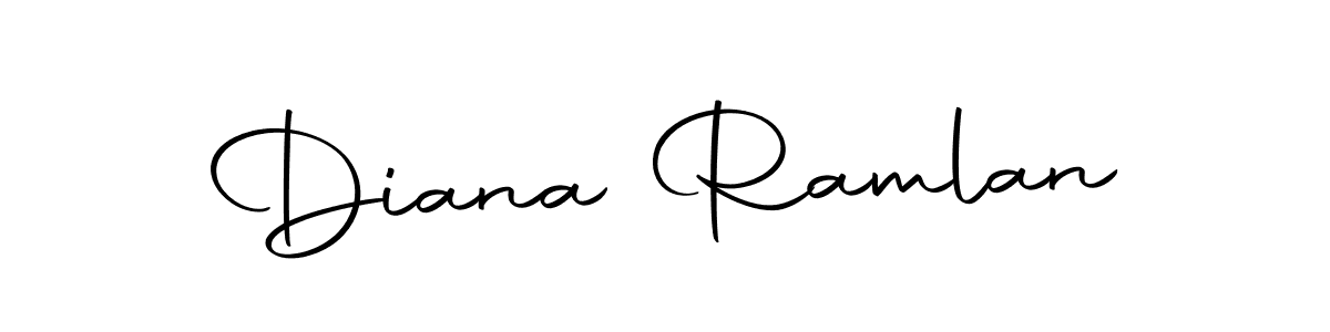 Here are the top 10 professional signature styles for the name Diana Ramlan. These are the best autograph styles you can use for your name. Diana Ramlan signature style 10 images and pictures png