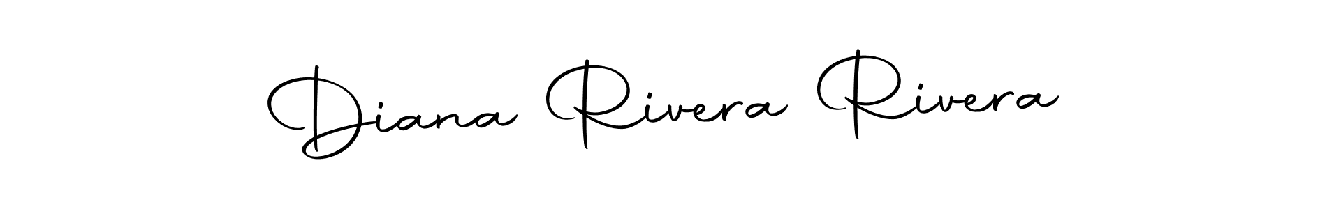 Create a beautiful signature design for name Diana Rivera Rivera. With this signature (Autography-DOLnW) fonts, you can make a handwritten signature for free. Diana Rivera Rivera signature style 10 images and pictures png