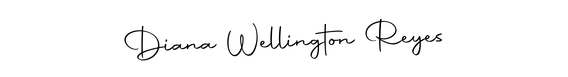 Make a beautiful signature design for name Diana Wellington Reyes. With this signature (Autography-DOLnW) style, you can create a handwritten signature for free. Diana Wellington Reyes signature style 10 images and pictures png