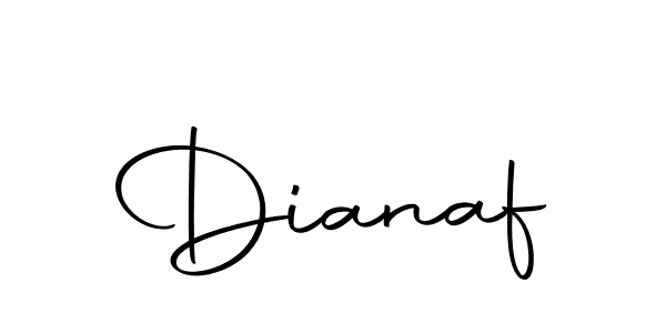 How to make Dianaf name signature. Use Autography-DOLnW style for creating short signs online. This is the latest handwritten sign. Dianaf signature style 10 images and pictures png