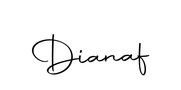 The best way (Autography-DOLnW) to make a short signature is to pick only two or three words in your name. The name Dianaf include a total of six letters. For converting this name. Dianaf signature style 10 images and pictures png