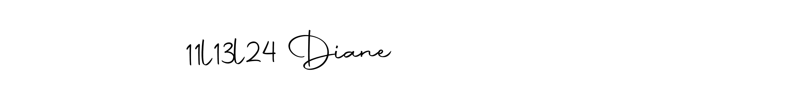 The best way (Autography-DOLnW) to make a short signature is to pick only two or three words in your name. The name Diane              11l13l24 include a total of six letters. For converting this name. Diane              11l13l24 signature style 10 images and pictures png