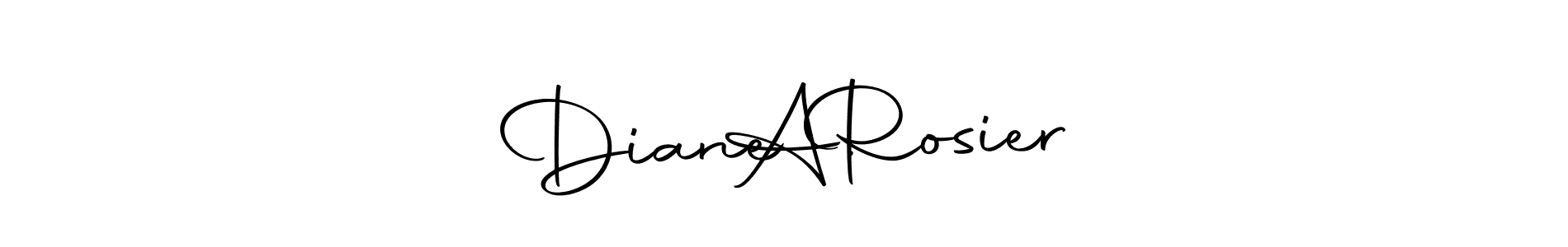 This is the best signature style for the Diane   A.   Rosier name. Also you like these signature font (Autography-DOLnW). Mix name signature. Diane   A.   Rosier signature style 10 images and pictures png