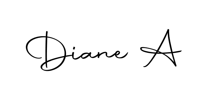 How to make Diane A signature? Autography-DOLnW is a professional autograph style. Create handwritten signature for Diane A name. Diane A signature style 10 images and pictures png
