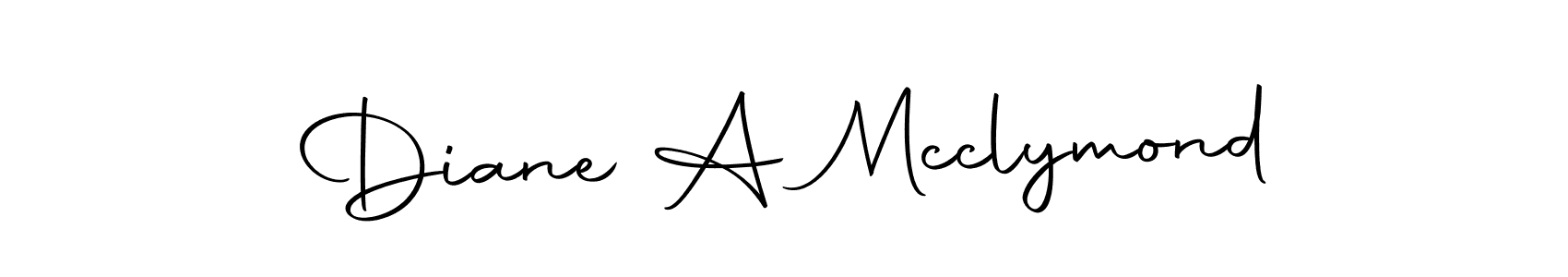 Also we have Diane A Mcclymond name is the best signature style. Create professional handwritten signature collection using Autography-DOLnW autograph style. Diane A Mcclymond signature style 10 images and pictures png