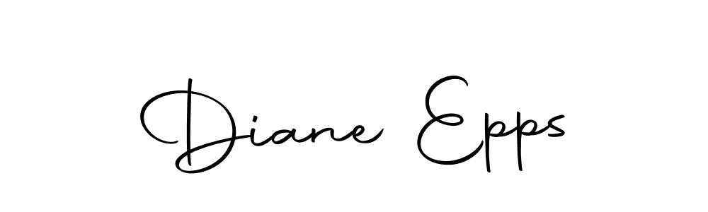 Use a signature maker to create a handwritten signature online. With this signature software, you can design (Autography-DOLnW) your own signature for name Diane Epps. Diane Epps signature style 10 images and pictures png