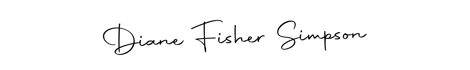 Create a beautiful signature design for name Diane Fisher Simpson. With this signature (Autography-DOLnW) fonts, you can make a handwritten signature for free. Diane Fisher Simpson signature style 10 images and pictures png