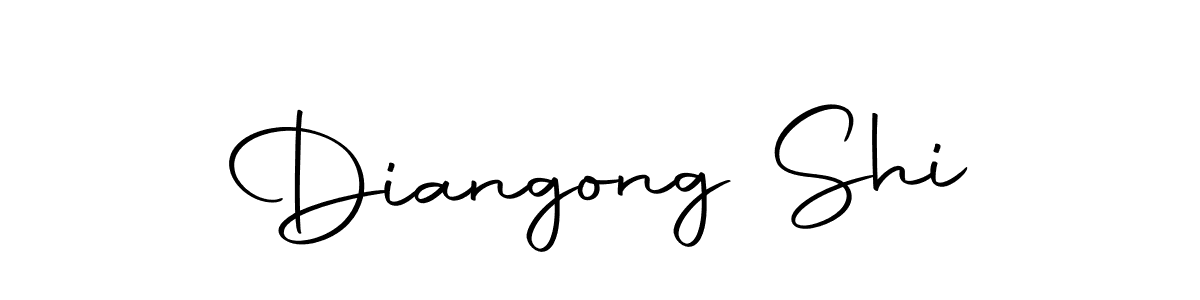 Design your own signature with our free online signature maker. With this signature software, you can create a handwritten (Autography-DOLnW) signature for name Diangong Shi. Diangong Shi signature style 10 images and pictures png