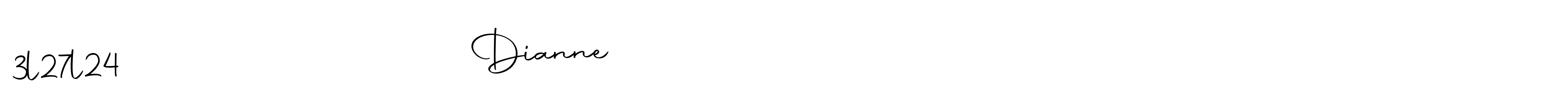 Make a short Dianne                                 3l27l24 signature style. Manage your documents anywhere anytime using Autography-DOLnW. Create and add eSignatures, submit forms, share and send files easily. Dianne                                 3l27l24 signature style 10 images and pictures png