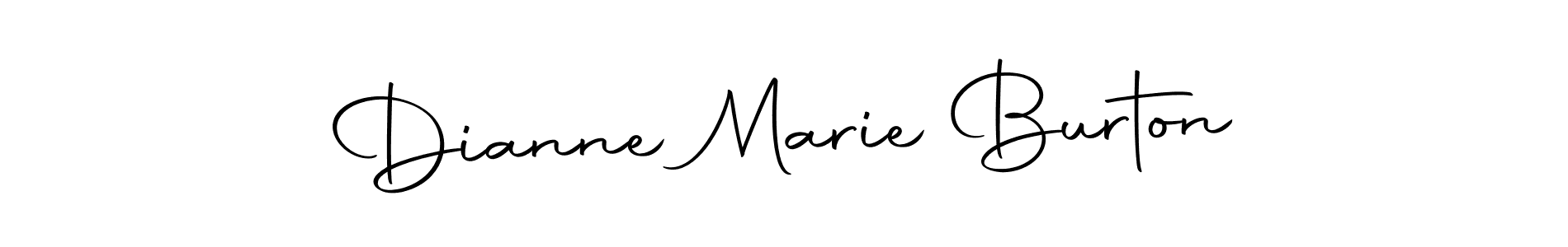 Design your own signature with our free online signature maker. With this signature software, you can create a handwritten (Autography-DOLnW) signature for name Dianne Marie Burton. Dianne Marie Burton signature style 10 images and pictures png