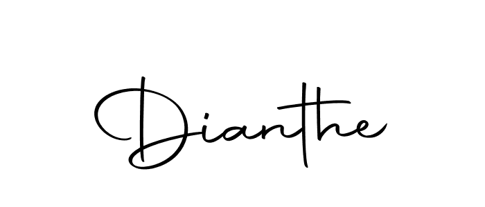 Make a beautiful signature design for name Dianthe. With this signature (Autography-DOLnW) style, you can create a handwritten signature for free. Dianthe signature style 10 images and pictures png