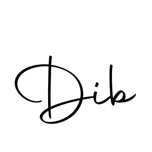 Make a beautiful signature design for name Dib. With this signature (Autography-DOLnW) style, you can create a handwritten signature for free. Dib signature style 10 images and pictures png