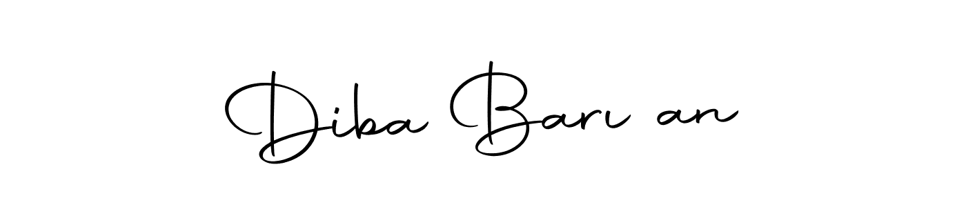 How to make Diba Barışan name signature. Use Autography-DOLnW style for creating short signs online. This is the latest handwritten sign. Diba Barışan signature style 10 images and pictures png