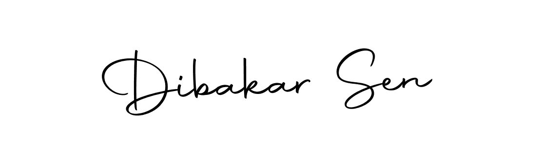 Use a signature maker to create a handwritten signature online. With this signature software, you can design (Autography-DOLnW) your own signature for name Dibakar Sen. Dibakar Sen signature style 10 images and pictures png