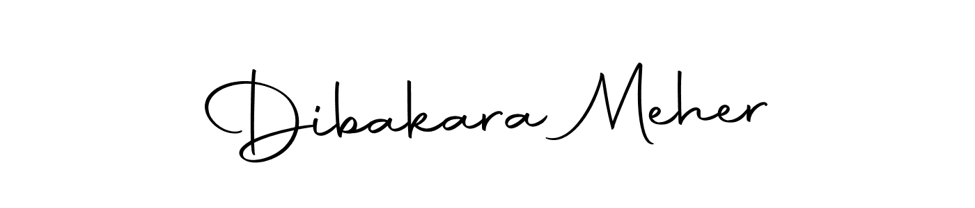 You should practise on your own different ways (Autography-DOLnW) to write your name (Dibakara Meher) in signature. don't let someone else do it for you. Dibakara Meher signature style 10 images and pictures png