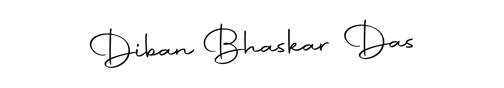 Make a beautiful signature design for name Diban Bhaskar Das. With this signature (Autography-DOLnW) style, you can create a handwritten signature for free. Diban Bhaskar Das signature style 10 images and pictures png