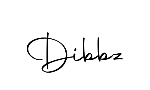 Make a beautiful signature design for name Dibbz. With this signature (Autography-DOLnW) style, you can create a handwritten signature for free. Dibbz signature style 10 images and pictures png