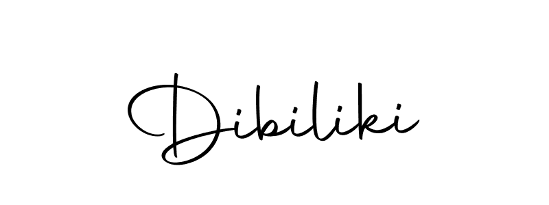 How to make Dibiliki signature? Autography-DOLnW is a professional autograph style. Create handwritten signature for Dibiliki name. Dibiliki signature style 10 images and pictures png