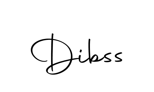 The best way (Autography-DOLnW) to make a short signature is to pick only two or three words in your name. The name Dibss include a total of six letters. For converting this name. Dibss signature style 10 images and pictures png