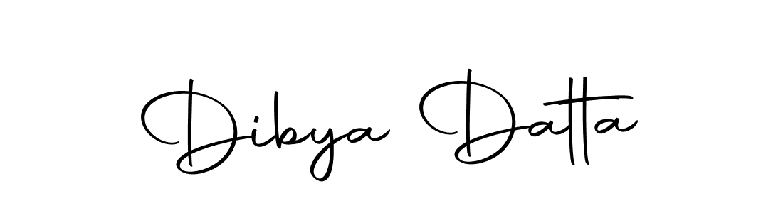 Make a short Dibya Datta signature style. Manage your documents anywhere anytime using Autography-DOLnW. Create and add eSignatures, submit forms, share and send files easily. Dibya Datta signature style 10 images and pictures png