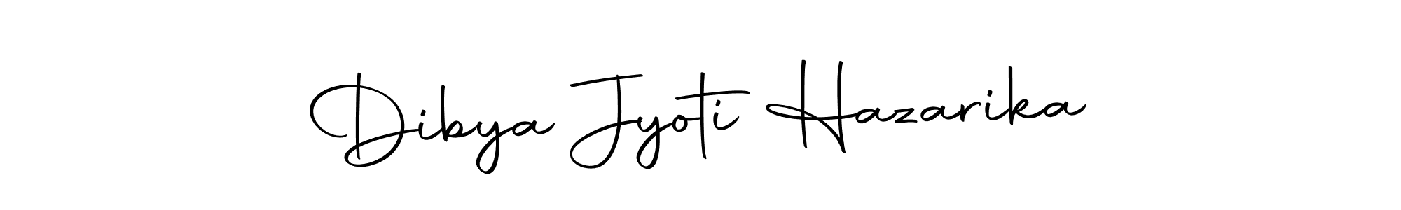 How to make Dibya Jyoti Hazarika name signature. Use Autography-DOLnW style for creating short signs online. This is the latest handwritten sign. Dibya Jyoti Hazarika signature style 10 images and pictures png