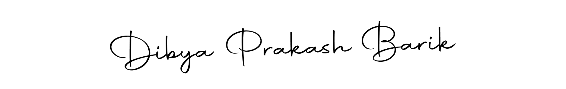 Design your own signature with our free online signature maker. With this signature software, you can create a handwritten (Autography-DOLnW) signature for name Dibya Prakash Barik. Dibya Prakash Barik signature style 10 images and pictures png