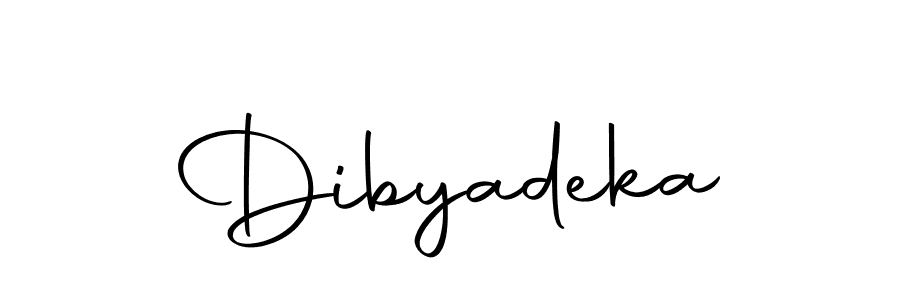 Design your own signature with our free online signature maker. With this signature software, you can create a handwritten (Autography-DOLnW) signature for name Dibyadeka. Dibyadeka signature style 10 images and pictures png