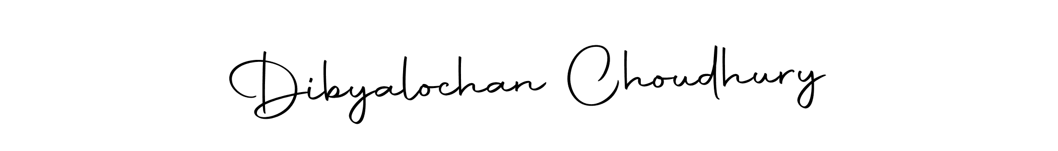 Design your own signature with our free online signature maker. With this signature software, you can create a handwritten (Autography-DOLnW) signature for name Dibyalochan Choudhury. Dibyalochan Choudhury signature style 10 images and pictures png