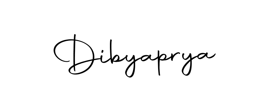 You can use this online signature creator to create a handwritten signature for the name Dibyaprya. This is the best online autograph maker. Dibyaprya signature style 10 images and pictures png