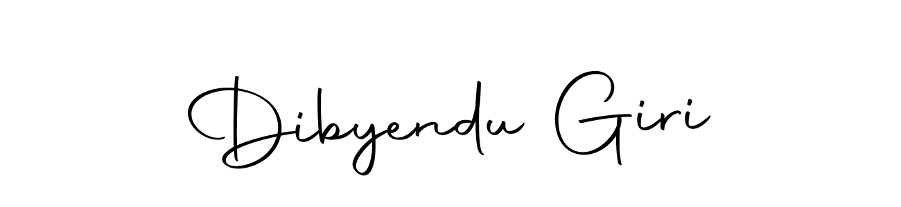 Create a beautiful signature design for name Dibyendu Giri. With this signature (Autography-DOLnW) fonts, you can make a handwritten signature for free. Dibyendu Giri signature style 10 images and pictures png